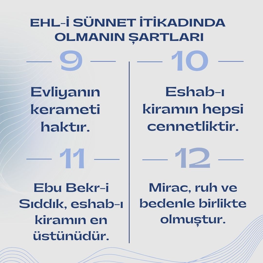 Ehli Sünnet İtikadı (3)